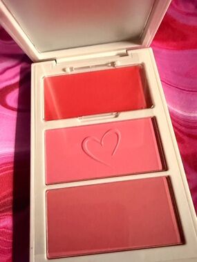 Beauty Creations Pink Dream Blushes Palette on Pink Marble